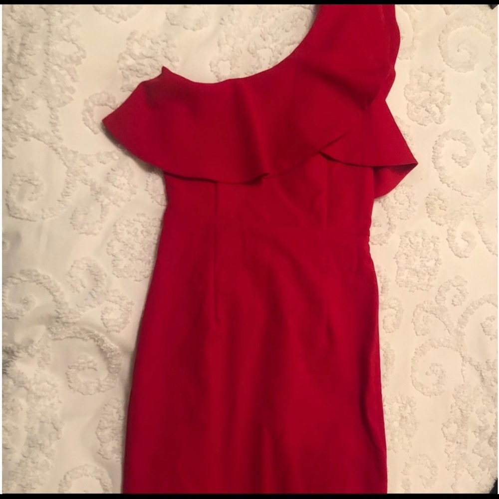 Zara Red Midi Dress